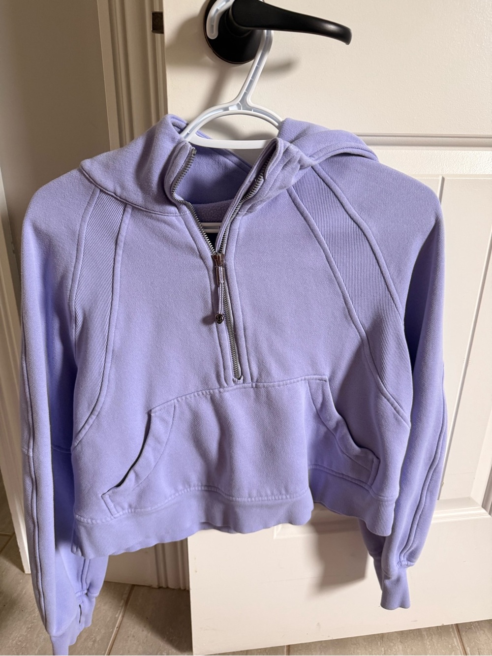 Lululemon half zip scuba sweater lavender- Women